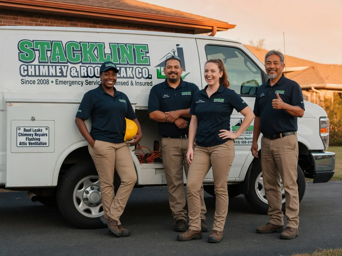 Chimney flashing repair company in Gillespie, IL